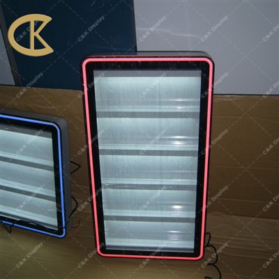 Vitrine d'affichage LED en acrylique pour cigarettes électroniques